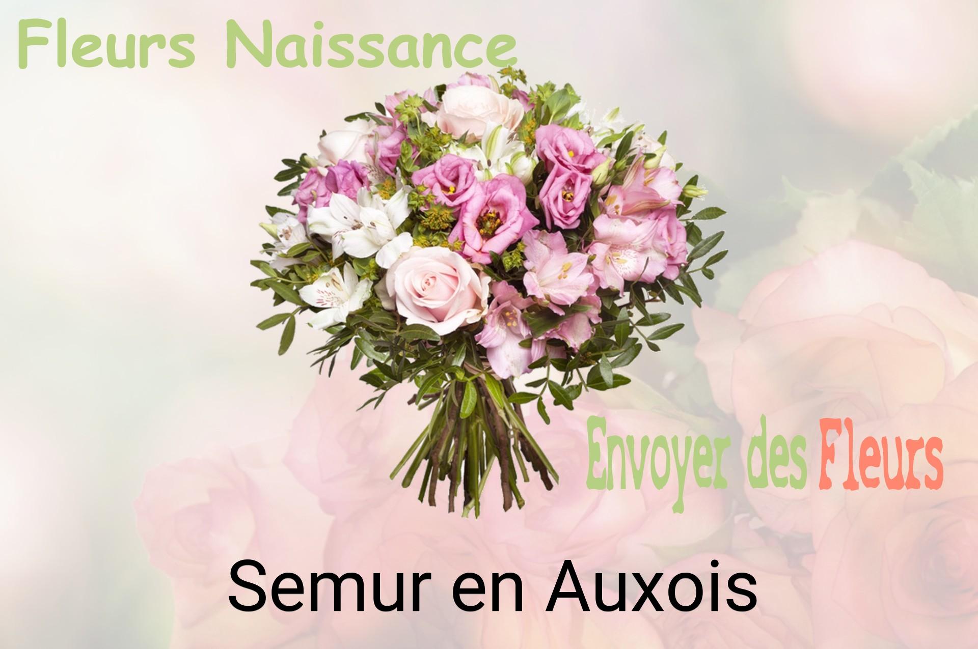 Bouquet de fleurs de naissance livré à Semur-en-Auxois