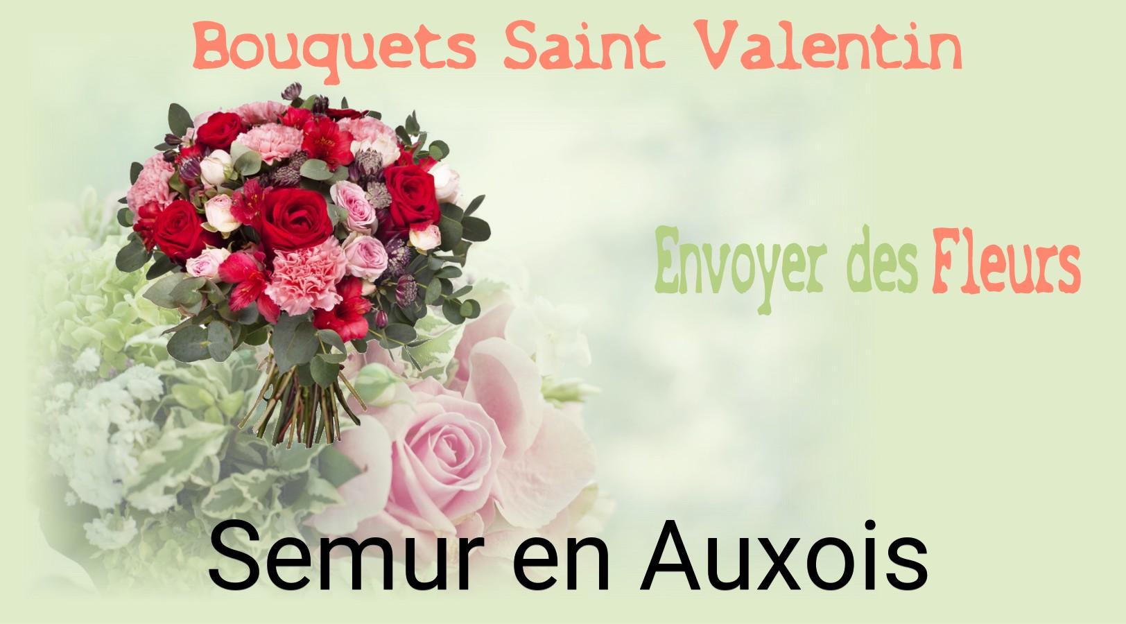 Roses de Saint-Valentin livrées à Semur-en-Auxois